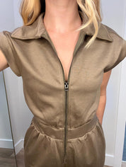 Sleeveless Drop Shoulder Jumpsuit