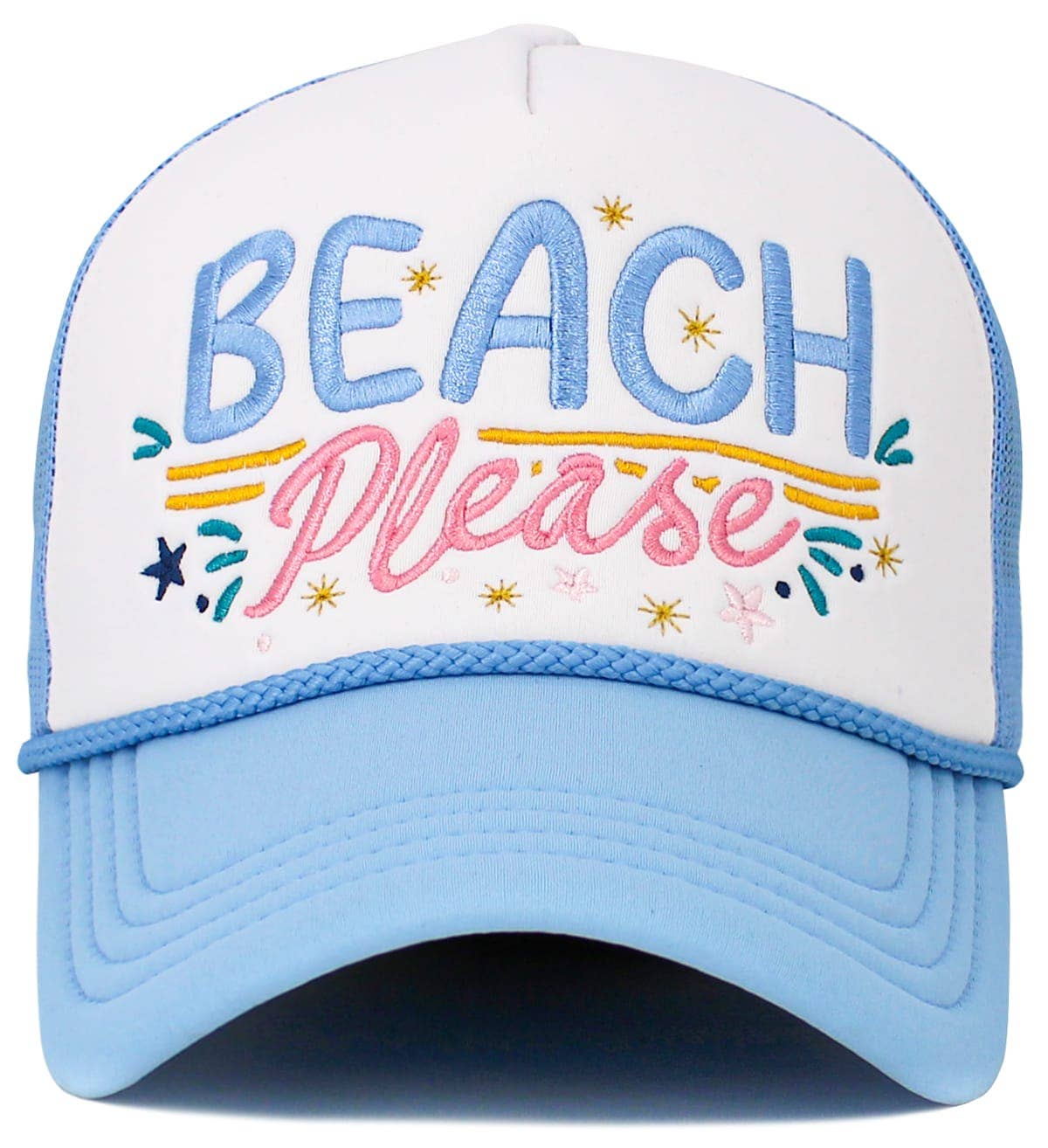 Beach Please Vintage Baseball Cap