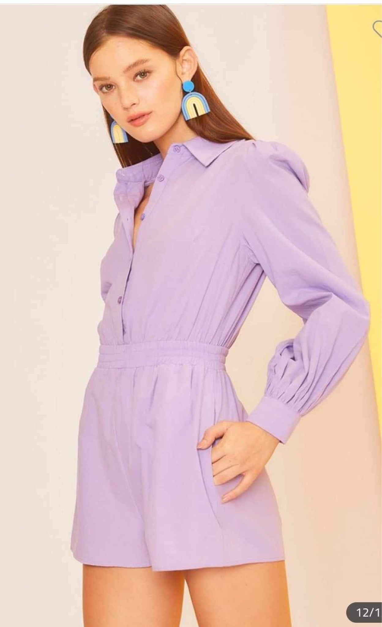 Go Easy Romper - PURPLE