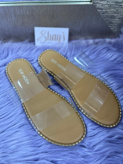 Gateth Double Clear Sandal