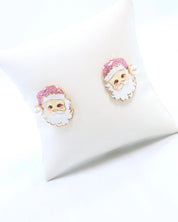 I Believe Santa Earring Pink