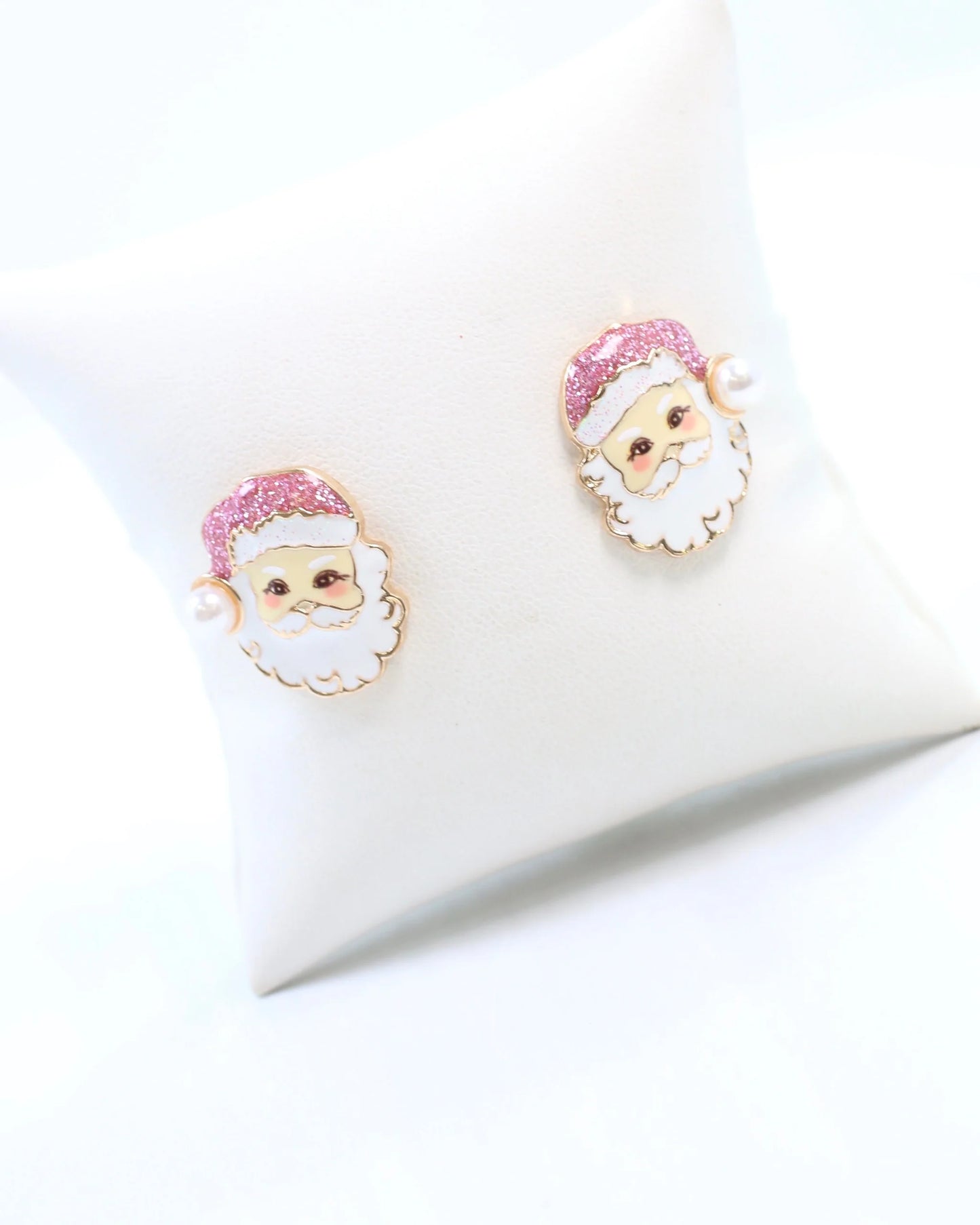 I Believe Santa Earring Pink