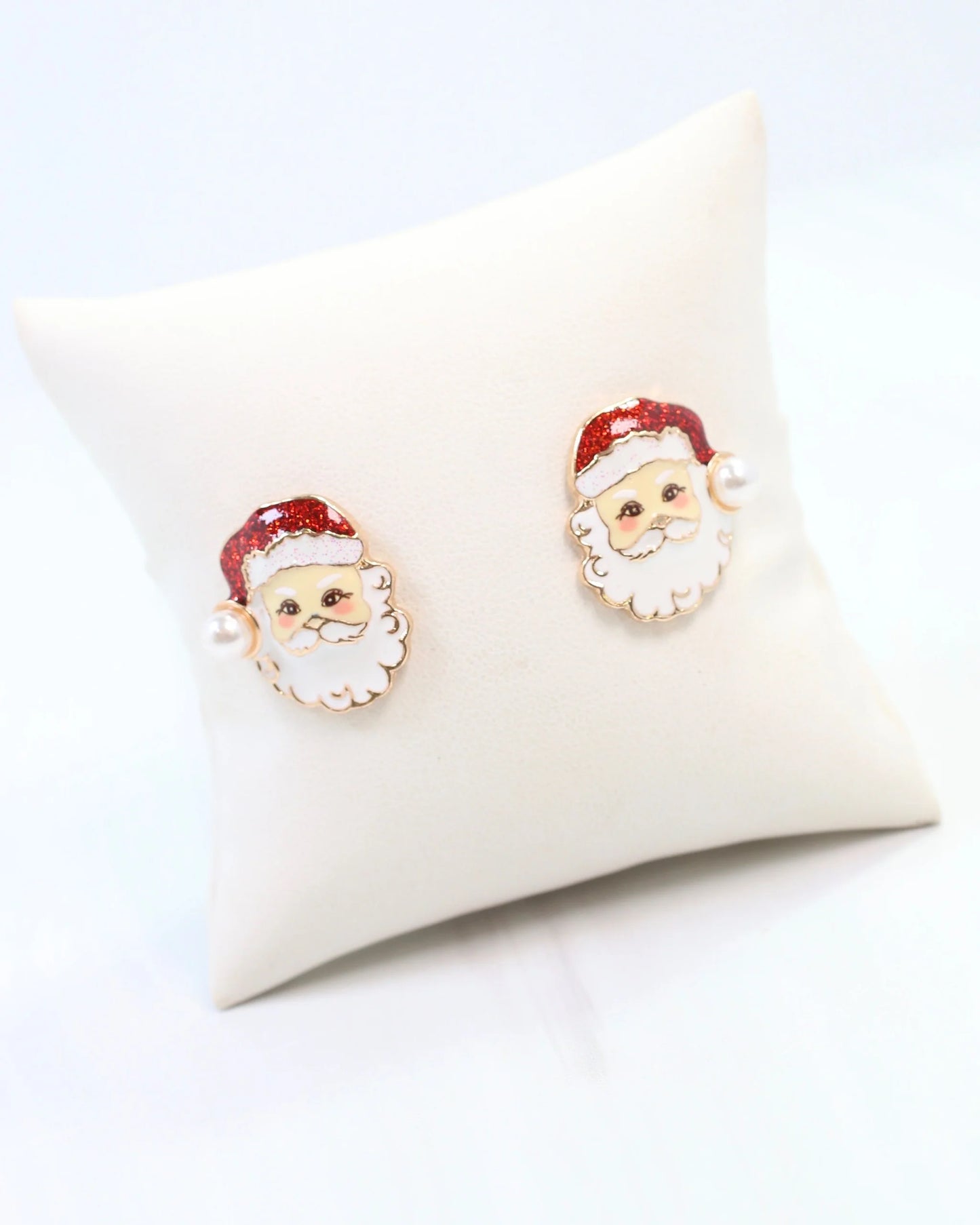 I Believe Santa Earring Red