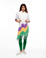 MG Stripe- Mardi Gras 3 Stripe Scarf
