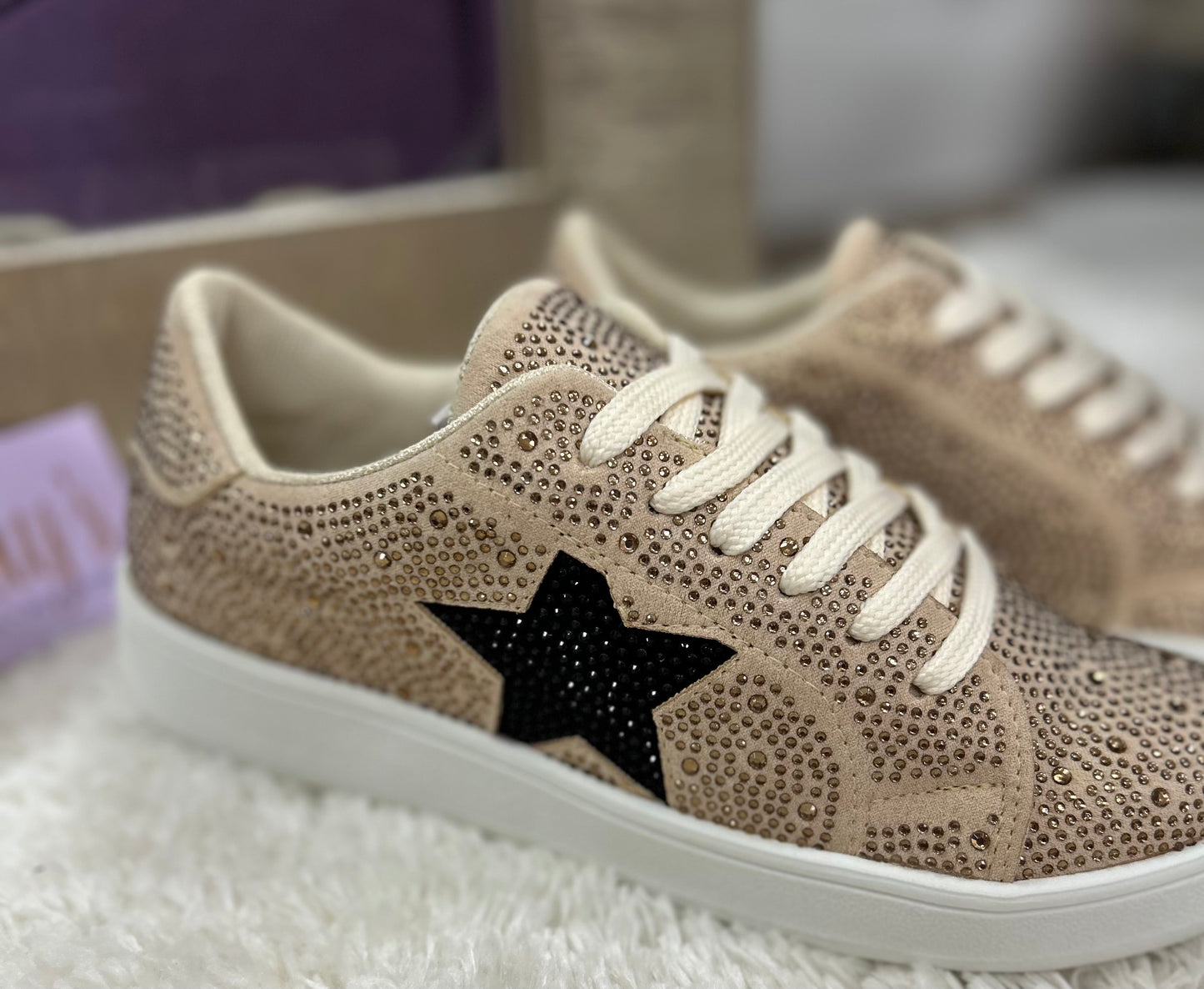 Miel Rhinestone Tennis