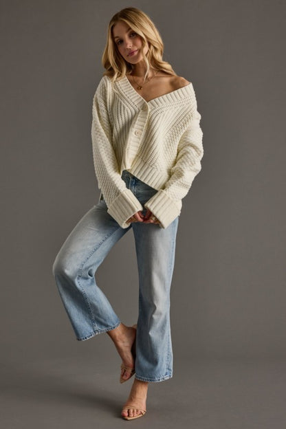 Casie Knit Cropped Cardigan