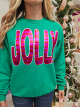 JOLLY Sweatshirt In Metallic Puff