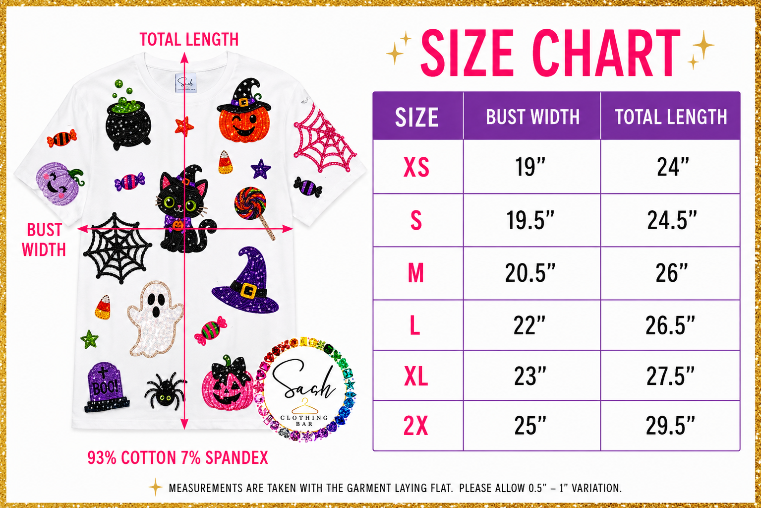 Halloween Sequin Patch Shirt