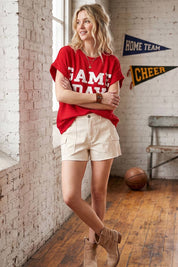 Game Day Ribbed Knit Top