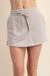 FRENCH TERRY SHORT SKORT