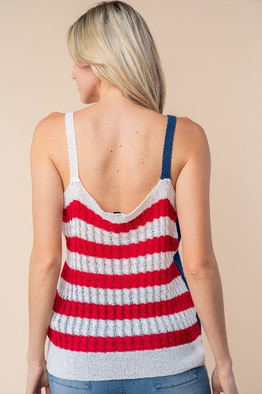 Lightweight American Flag Tank