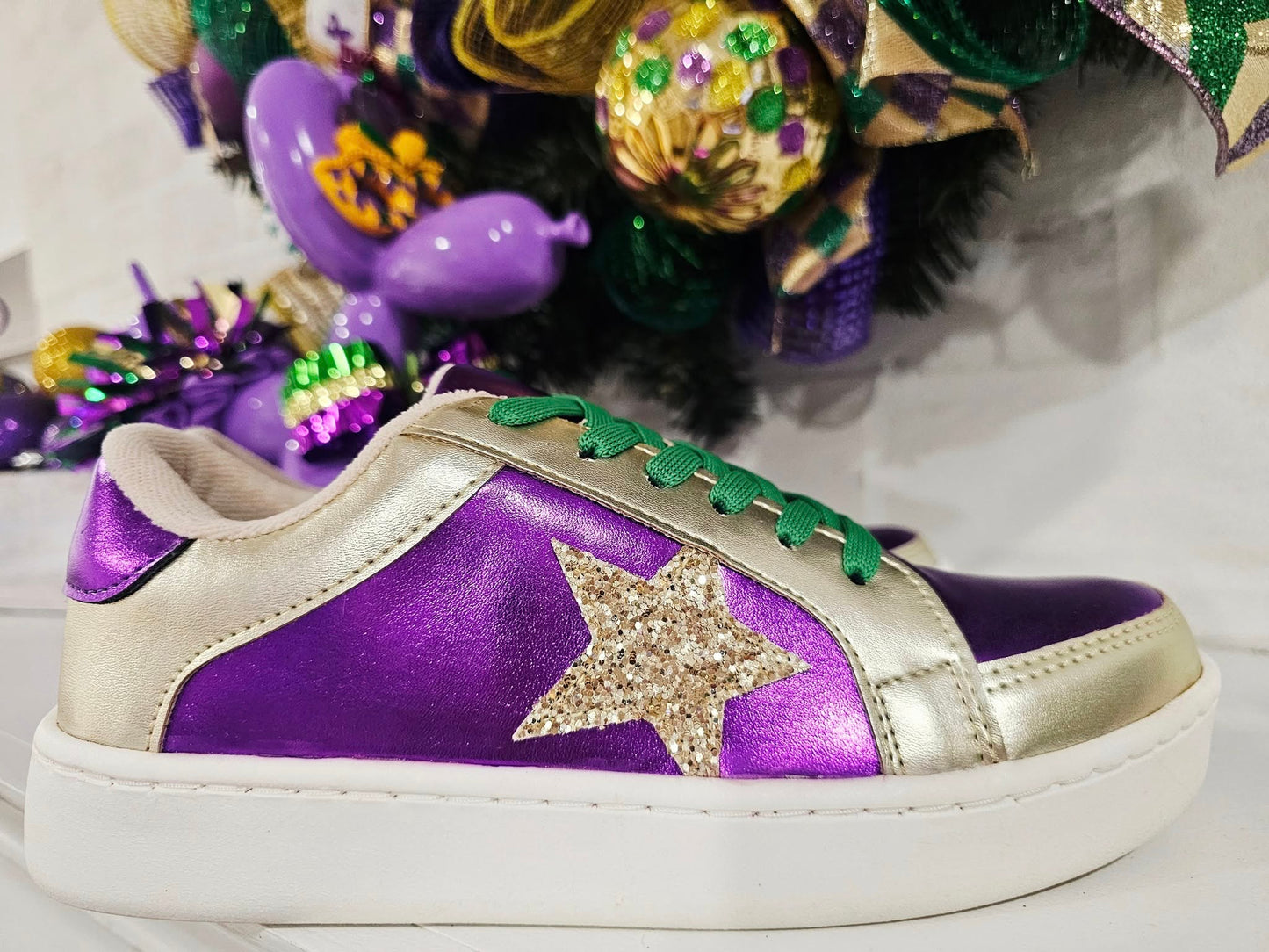 Miel - Mardi Gras Sneakers