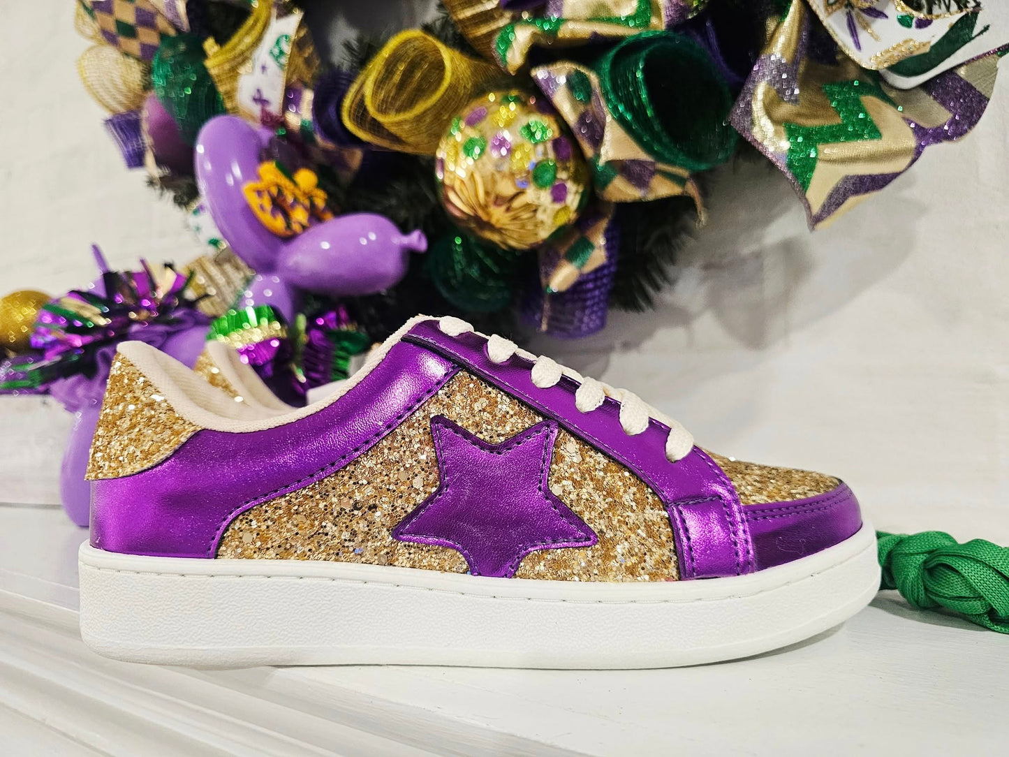 Miel - Mardi Gras Sneakers