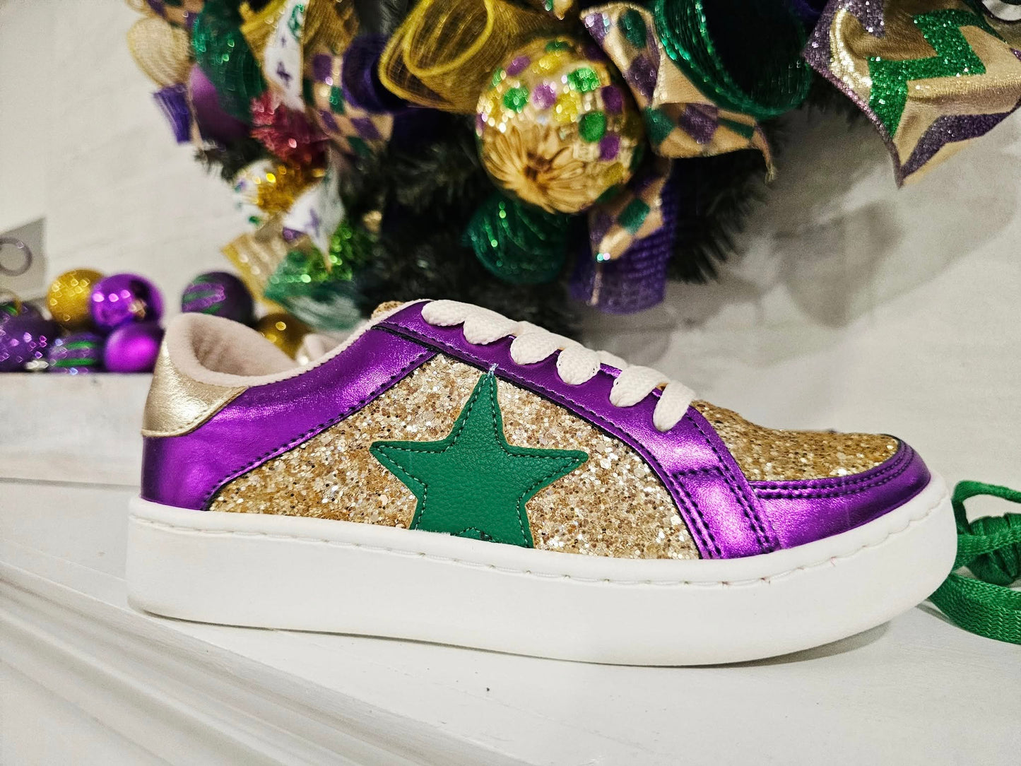 Miel - Mardi Gras Sneakers