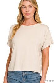 Cropped Flowy Tshirt