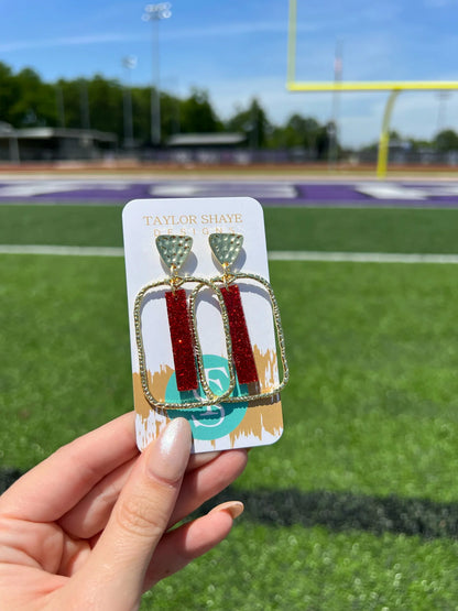 Taylor Shaye-Christmas Mirror Stick Hoops