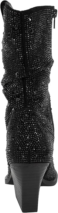 Kady Slouch Rhinestone Boot