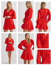 Babydoll Vneck Dress