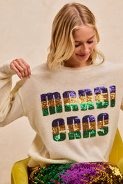FAT TUESDAY- Mardi Gras Lettering Top