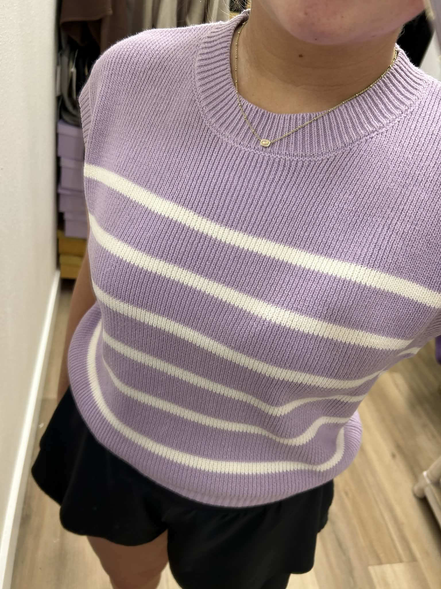 Bliss- Striped Sweater Top