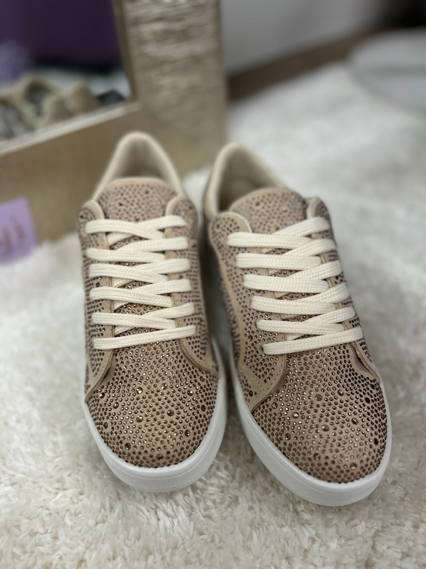 Miel Rhinestone Tennis