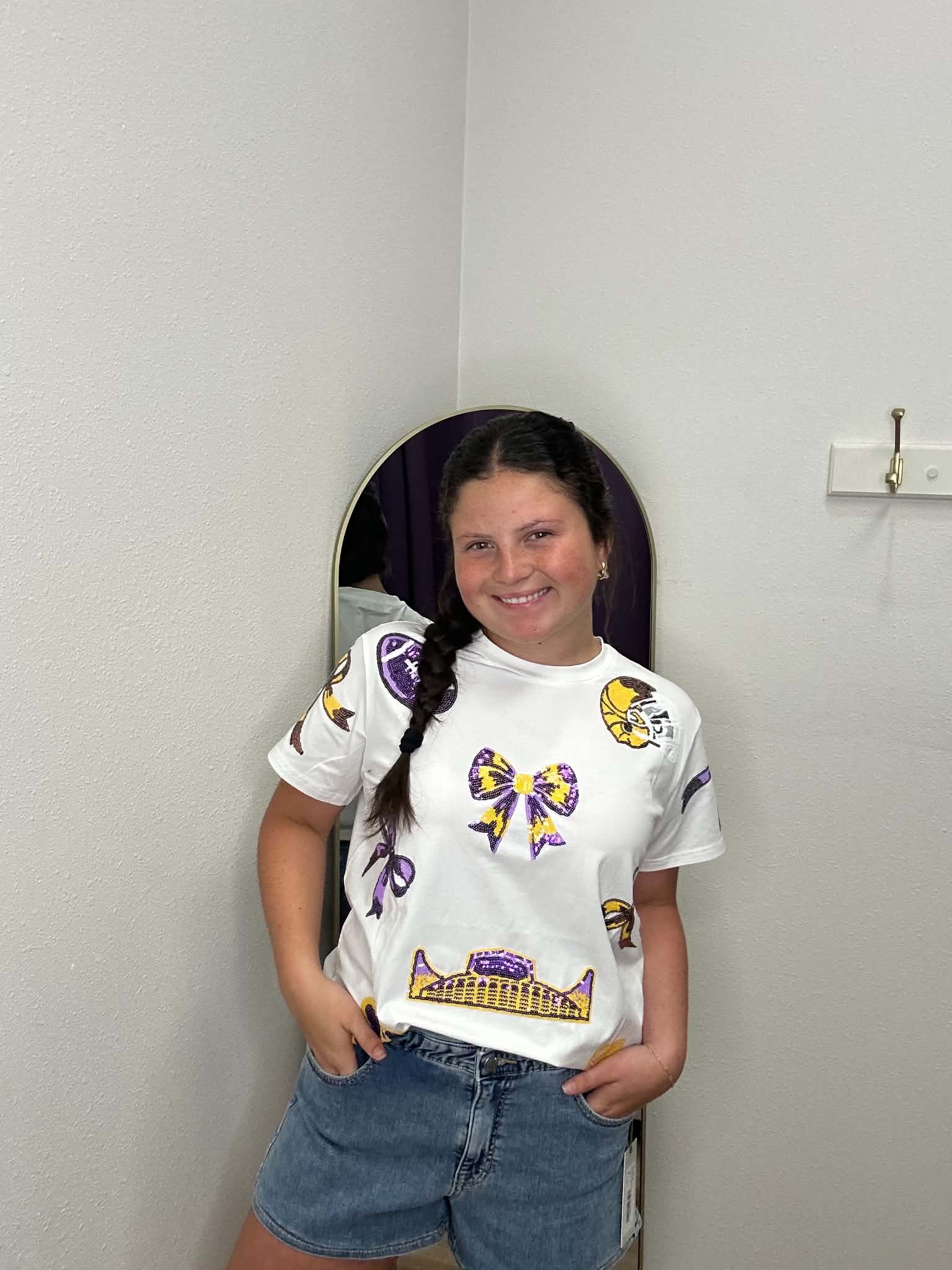 Game Day Bowiful Sequin Shirt
