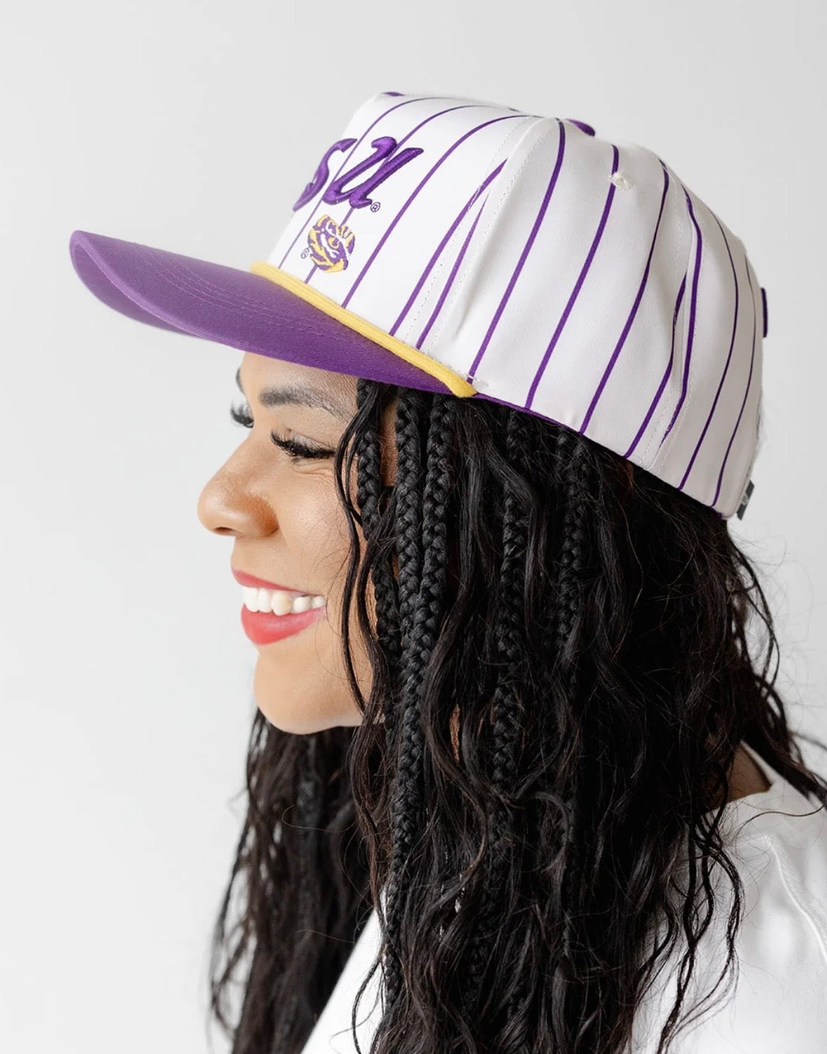 LSU PINSTRIPE HAT