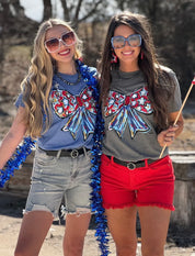 Callie Ann Patriotic Bow Tee