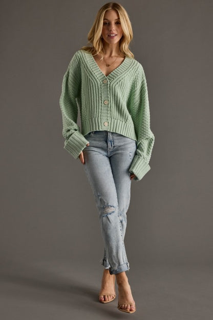Casie Knit Cropped Cardigan