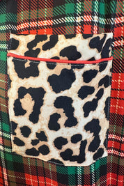 Wrapped in Safari Chic Ruffle Pajama Set