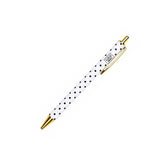 LULU MAC White/Black Dot Ink Pen
