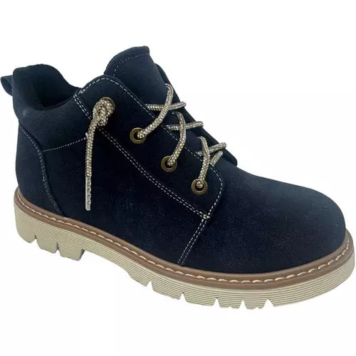 Bernie Combat Boot- Navy