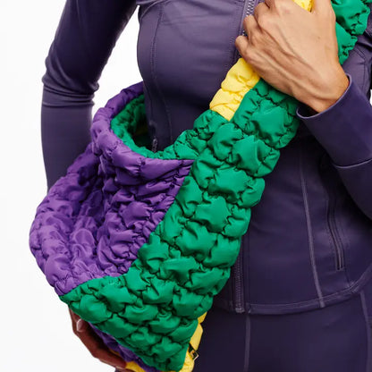 Mardi Gras Puffer Bag