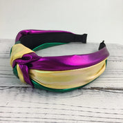 Metallic knot headband