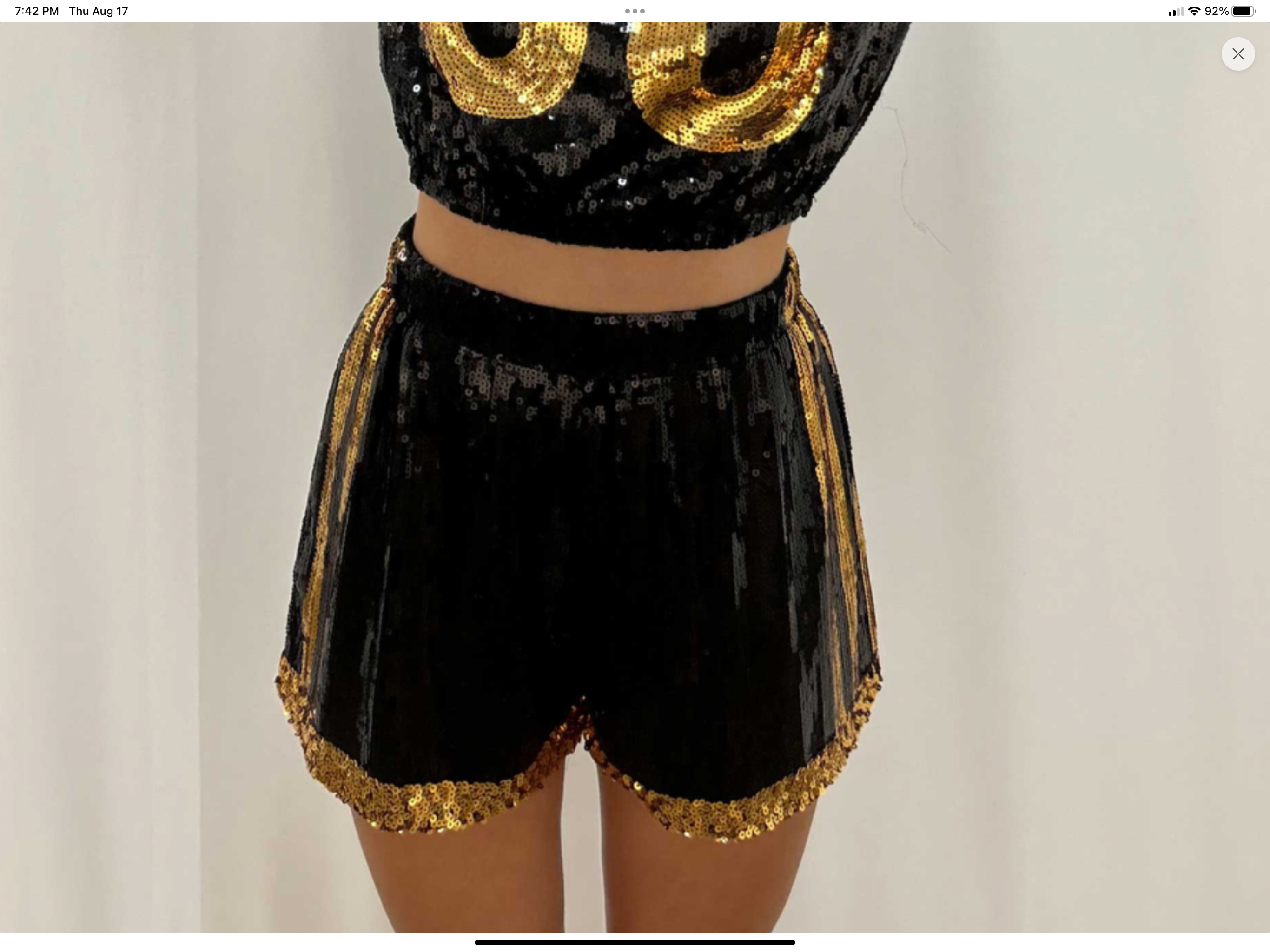 Game Time Sequin Shorts