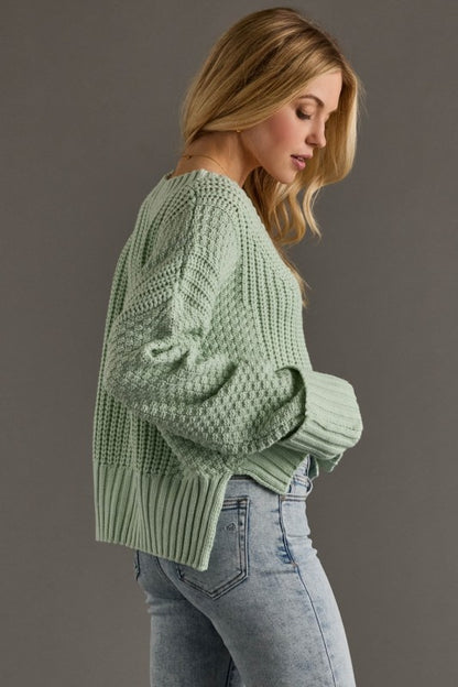 Casie Knit Cropped Cardigan