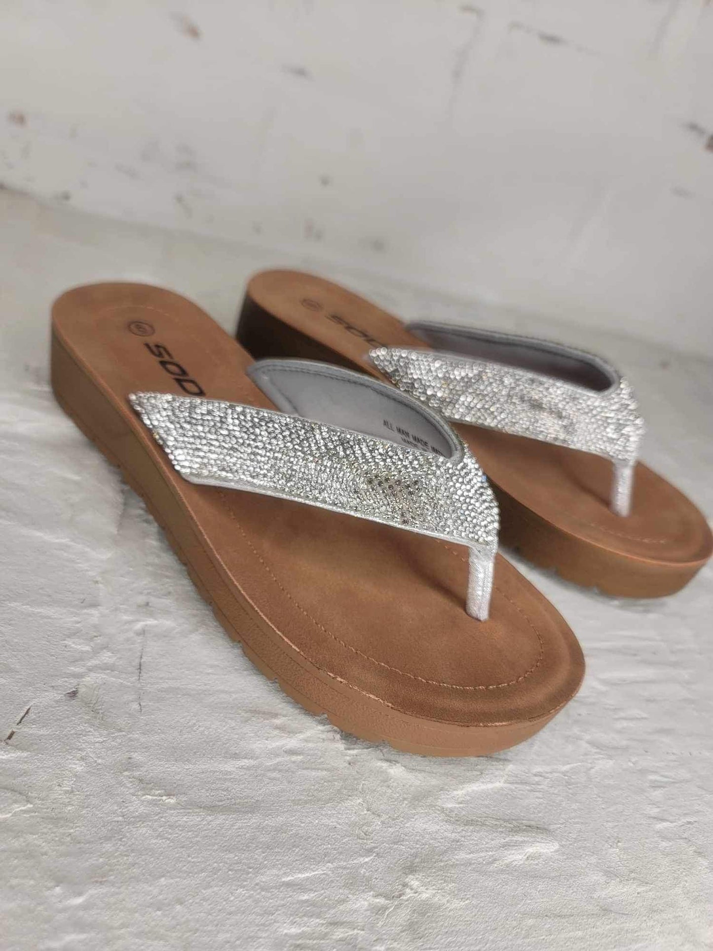 Auroy Sandal - Silver Shimmer