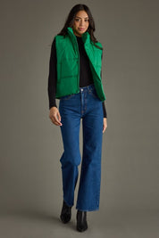Classic Green Puffer Vest