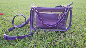Jessica Vegan Clear Crossbody Bag