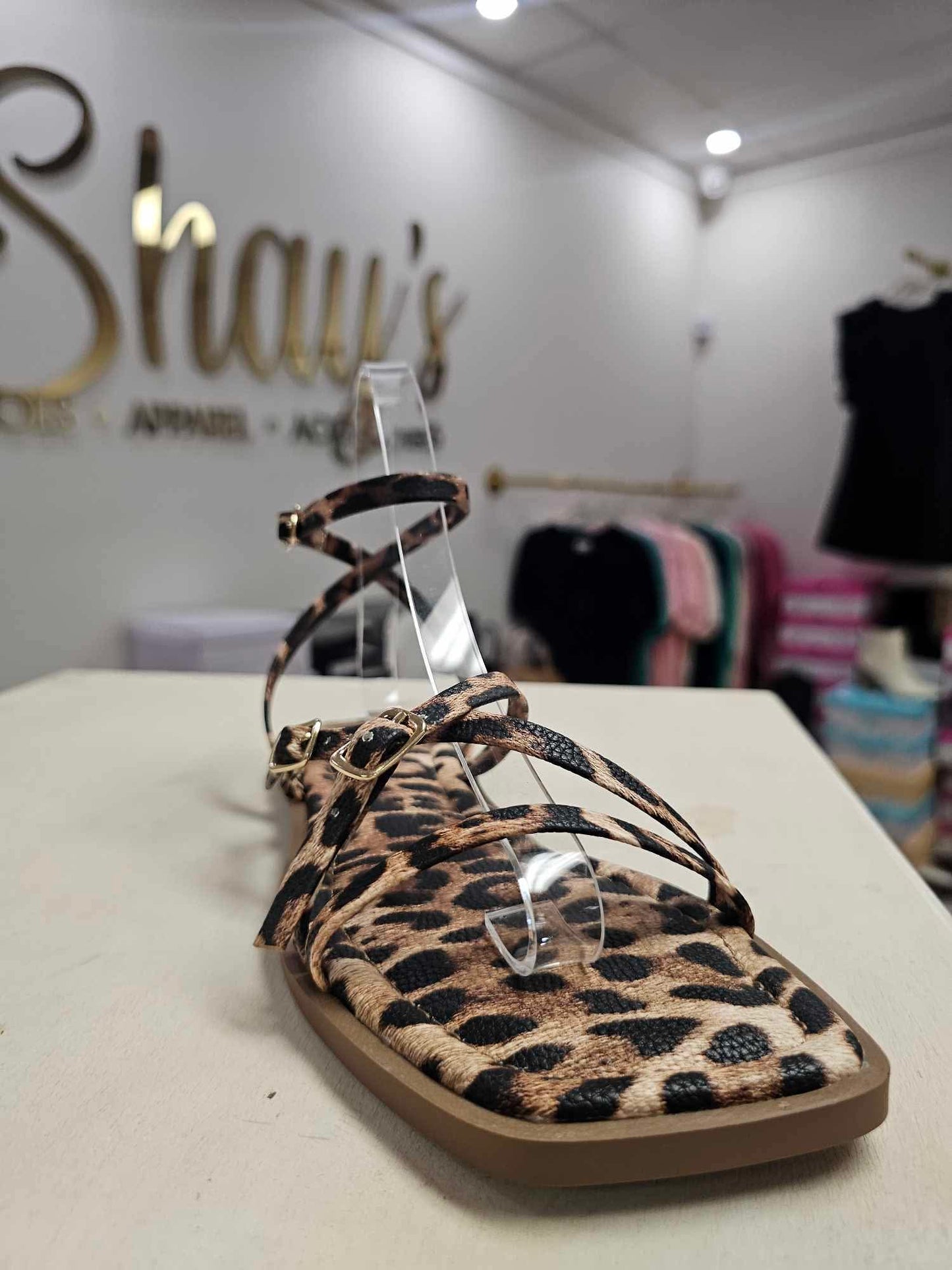 Eyeful Leopard Sandal