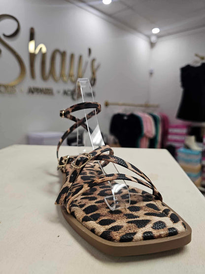 Eyeful Leopard Sandal