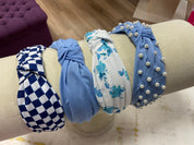 Feelin Blue Knot Headbands