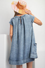 Go With The Flow Denim Dress FINAL SALE