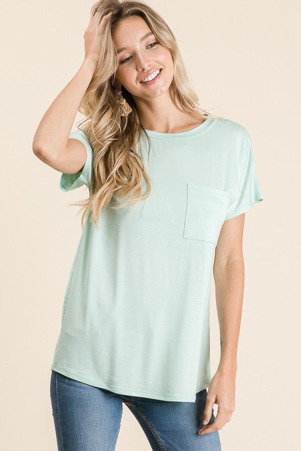 The Basic Pocket Shirt - Mint