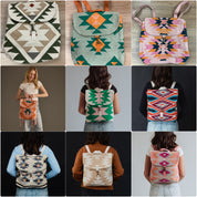 Woven Aztec Backpack