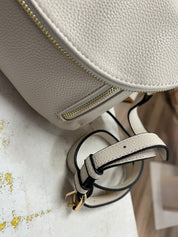 Aubree Flap-over Crossbody Bag - Ivory