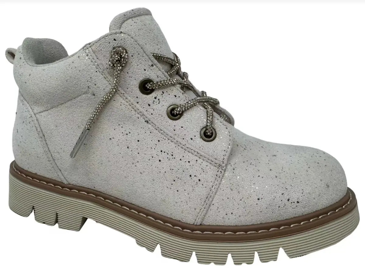 Lauren Combat Boot - Cream