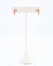 Kris Kringle Candy Cane Stud Red