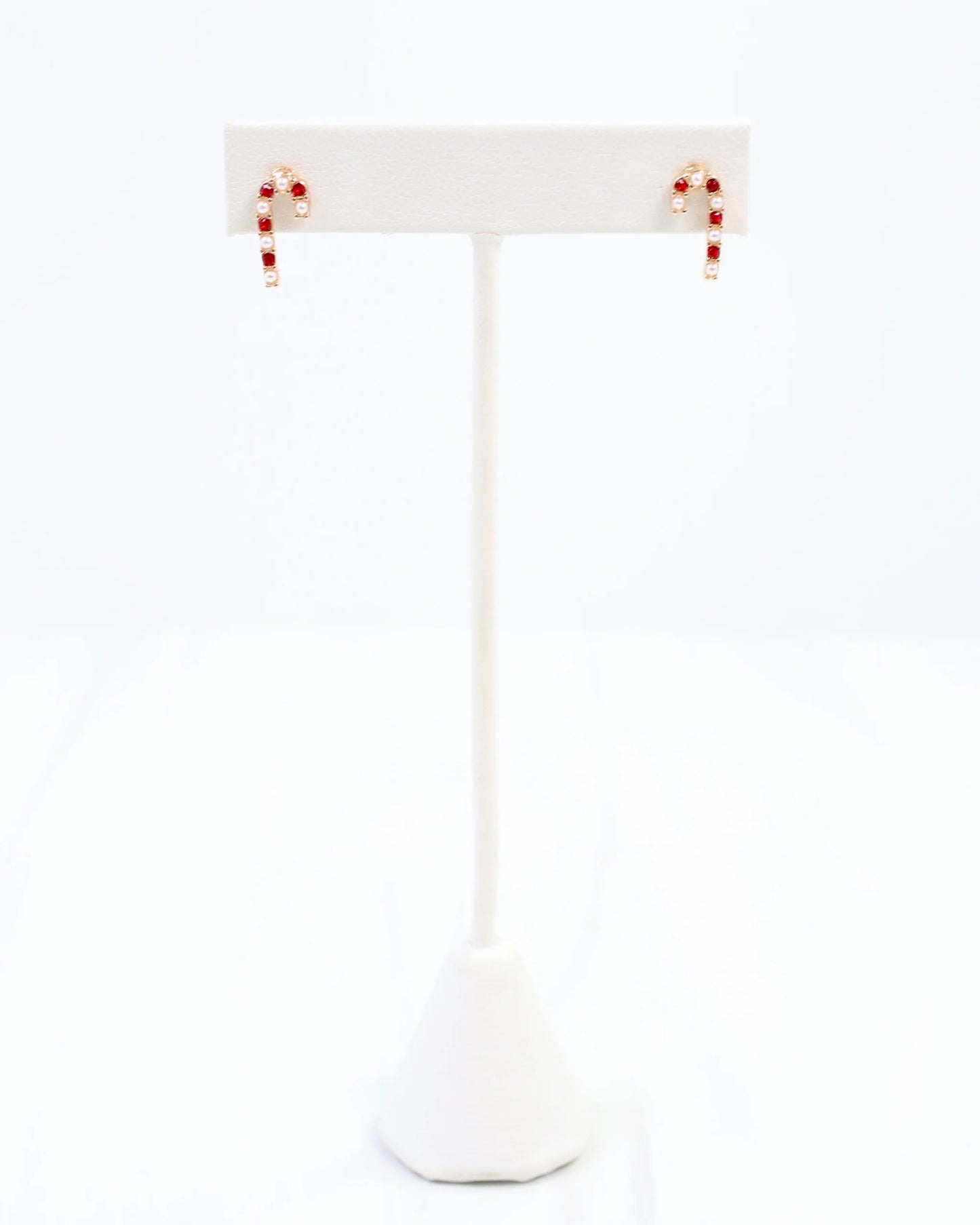 Kris Kringle Candy Cane Stud Red