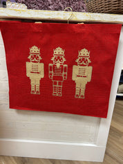 The Royal Standard-Royal Nutcracker Carryall Large Tote Red/Gold